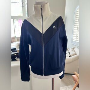 Pre-Owned in great condition Tory Burch CHEVRON TRACK JACKET